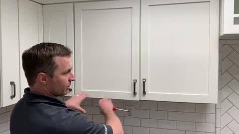 How to Adjust Cabinet Doors