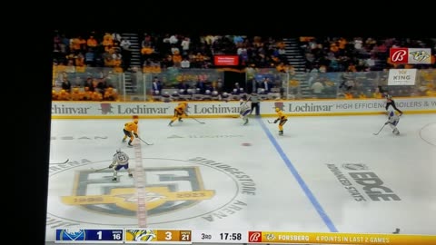 BUF vs NSH - Predators Lead 4-1