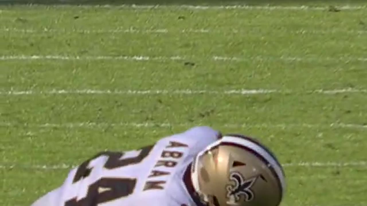 Jonathan Abram Intercepts Baker Mayfield | New Orleans Saints