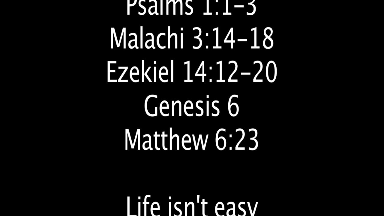 Sunday August 18, 2024. Life isn't easy.