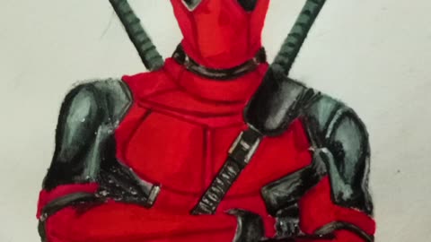 Deadpool painting by Rohan #deadpool #viral #shorts #reel short video