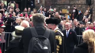 Eggs Thrown At King Charles