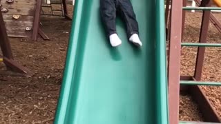 baby slow motion slide