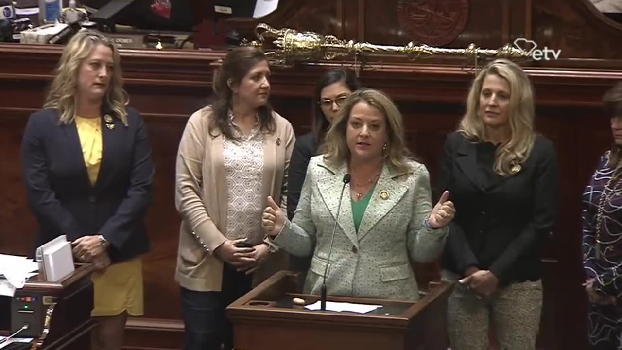 Following 25 hours of deliberation on the Heartbeat Bill, Representative Melissa Oremus