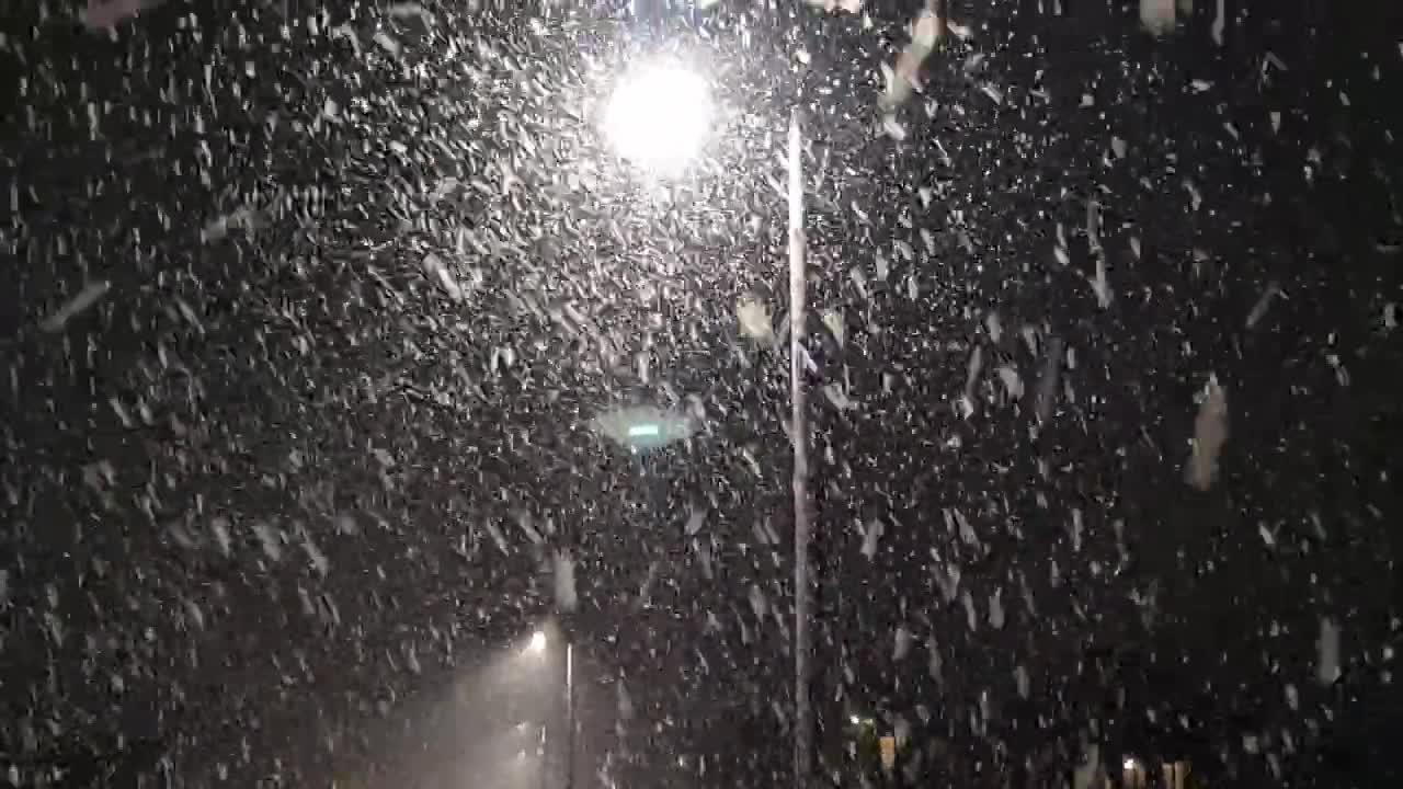 Intense Snowfall Longyearbyen (Svalbard), November 2018