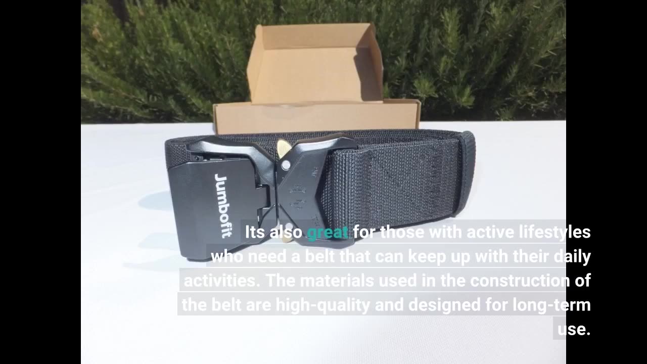 Buyer Reviews: Jumbofit Tactical Belt for Men and Women, Military Work Belt Nylon with Quick-Re...