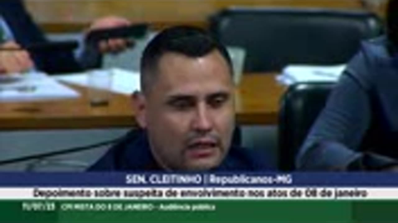 CPI Mista do 8 de Janeiro ouve Mauro Cid - PARTE 2 - 11/07/2023