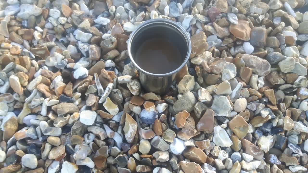 Coffee time Calshot beach . Samsung s5