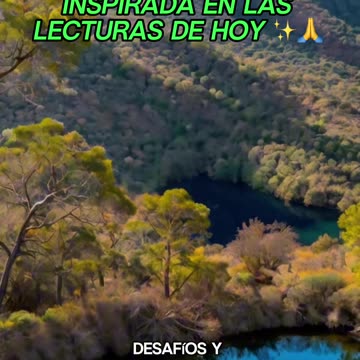 🙏✨Oración Inspirada en las Lecturas de Hoy ✨🙏