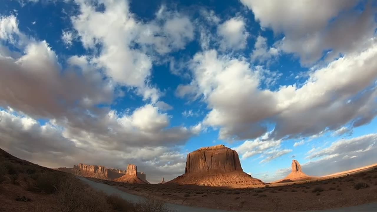 Beautiful view sky 4k video