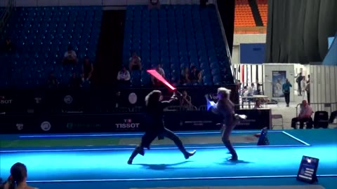 Star Wars duel on Fencing World Championships. BEST SOUND