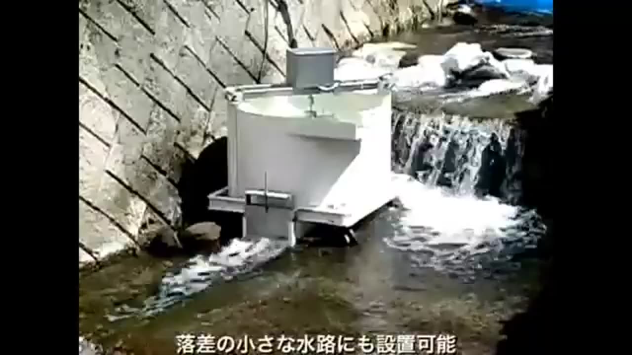 Mini hydro power plant - Free Hydro Energy