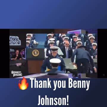 Benny Johnson features the "Trump Play by Play: Sleepy Joe Falls Down Again" video