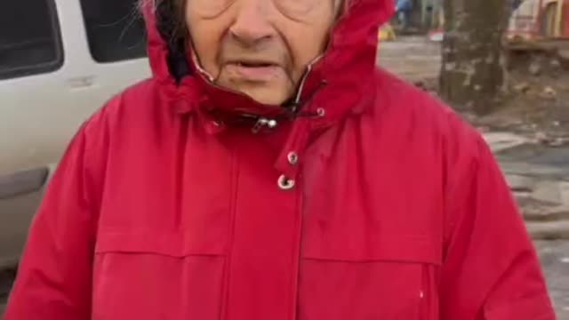 Elderly woman from Donetsk speaks about the shelling of the city