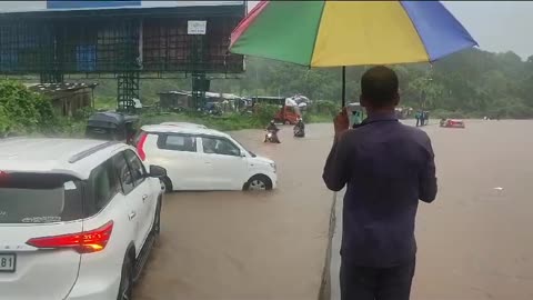 Heavy rainfall in india