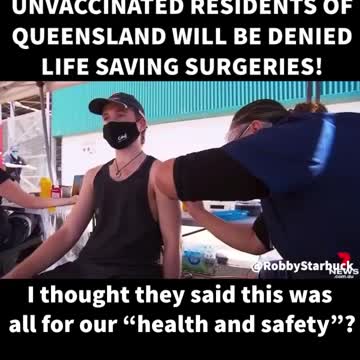 What fresh hell is this? Australians will be denied life-saving surgery unless they're jab-compliant