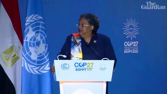 We have the collective capacity to transform,' says Mia Mottley at Cop27