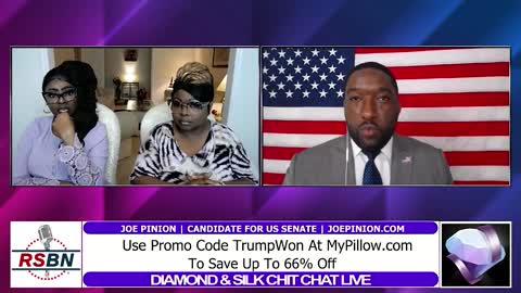 Diamond & Silk Joined By Joe Pinion to Discuss his Senate Race Against Chuck Schumer 6/7/22