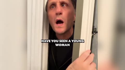 A Creepy Guy Following The Girl
