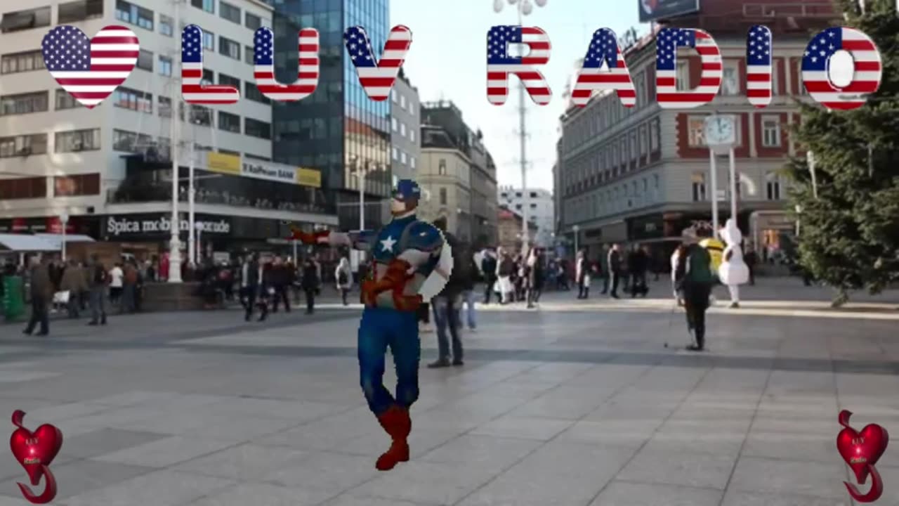 Captain America for LUV Radio 5D Radioflix (40 sec promo) LUV Radio (12 Epic Int'l Radio Stations)