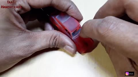 How to Make a Miniature Mustang Classic Car from a Used Gas Lighter --- AF inventions / 23