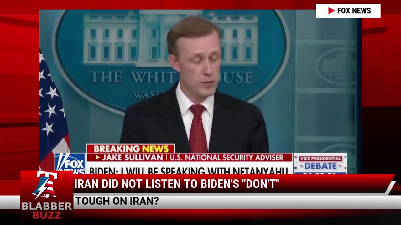 Iran Did Not Listen To Biden's "Don't"