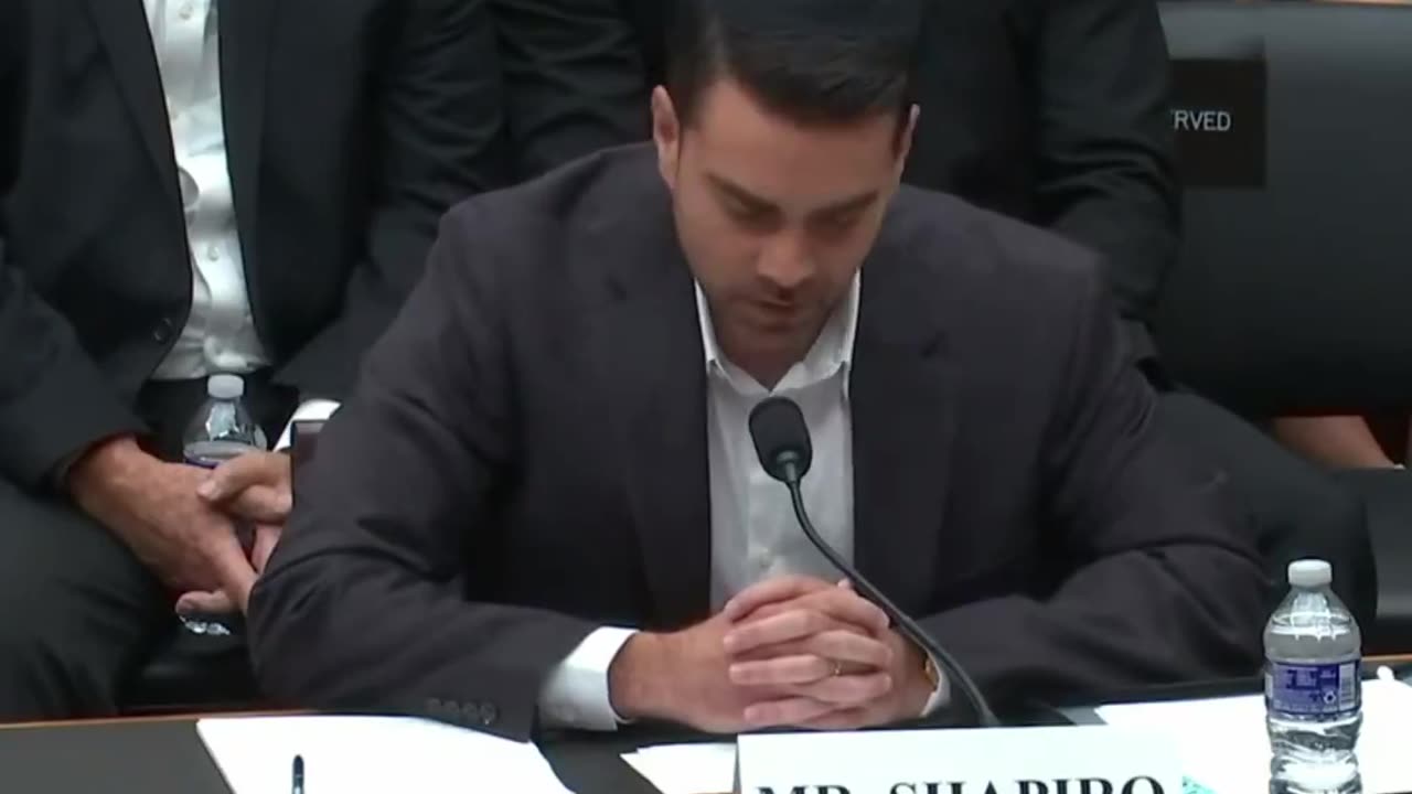 Watch Ben Shapiro Tear into Censorship Cartel in Fiery Congressional Testimony