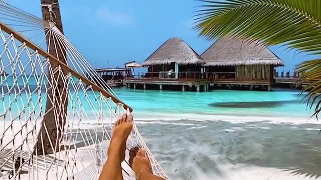 Maldives is warm and sunny all year round