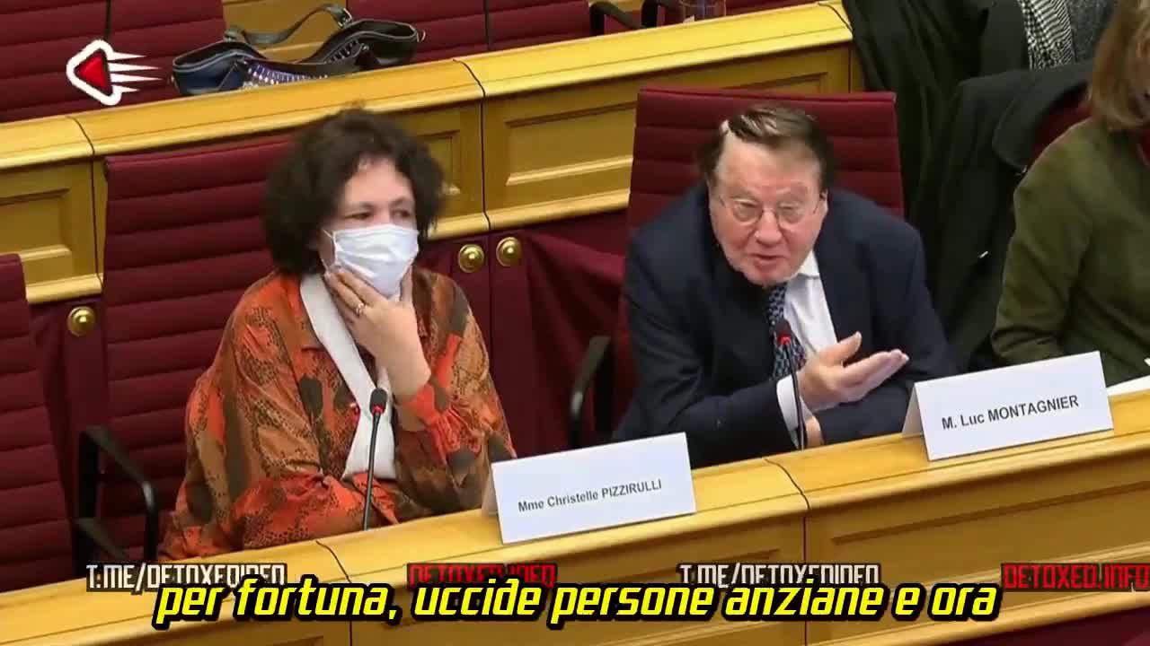 Prof. Montagnier al camera lussemburghese sui prioni 12 Gennaio 2022