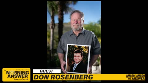 Don Rosenberg W/ Jen & Grant on The Morning Answer