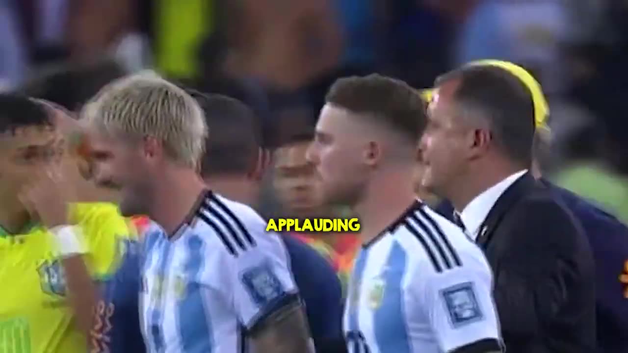 Brazil vs Argentina - Chaos in the Crowd with Fans & Police