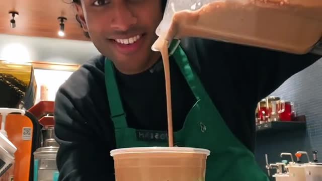 Frankenstein Drink is a mad spooky drink at Starbucks👻
