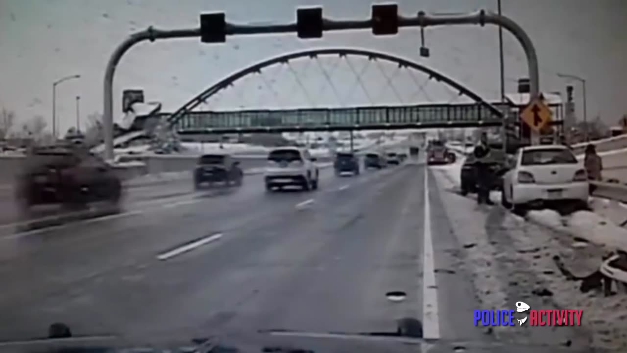 Dashcam Shows Colorado State Patrol Trooper Nearly Hit By SUV