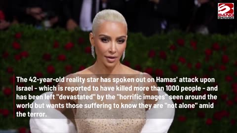 Kim Kardashian takes stand on Israel-Hamas War.