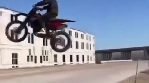 Flying Motorcycle vs Sports Car