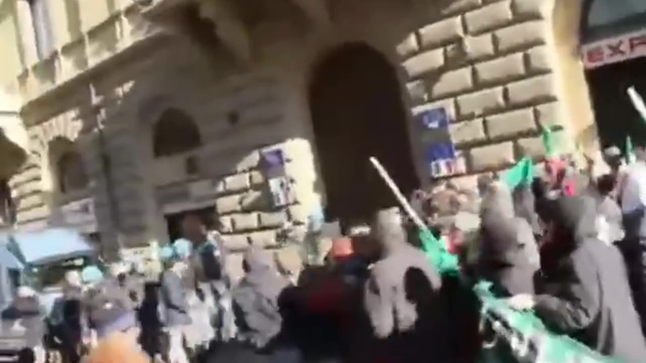 Italians take down the EU flag. There is no more love for the bureaucracy monster in Brussels.