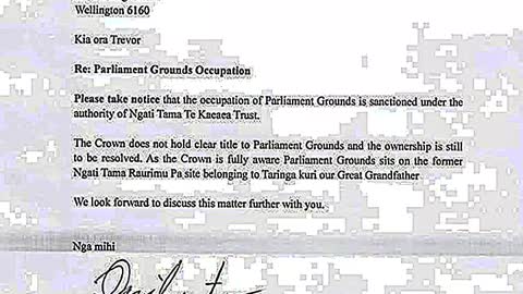 SANCTIONED OCCUPATION OF Ngati Tama Pa, Wellington NZ