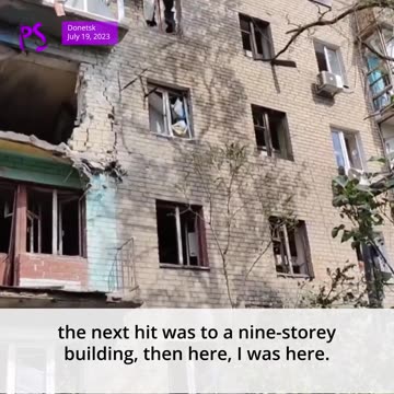 Oh, God, it's crazy. I'm stunned, so I don't understand anything,' says Donetsk resident