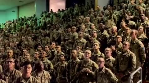 Challenging soldiers to take their relationship with God deeper.