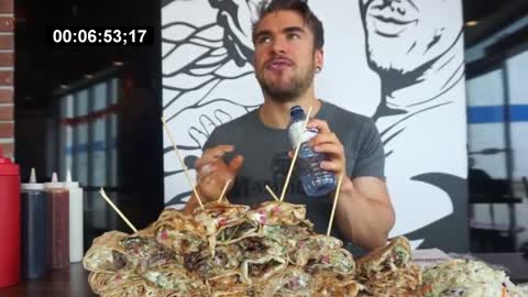 Insane shawarm challenge ( 13ibs ) world's biggest | man vs food