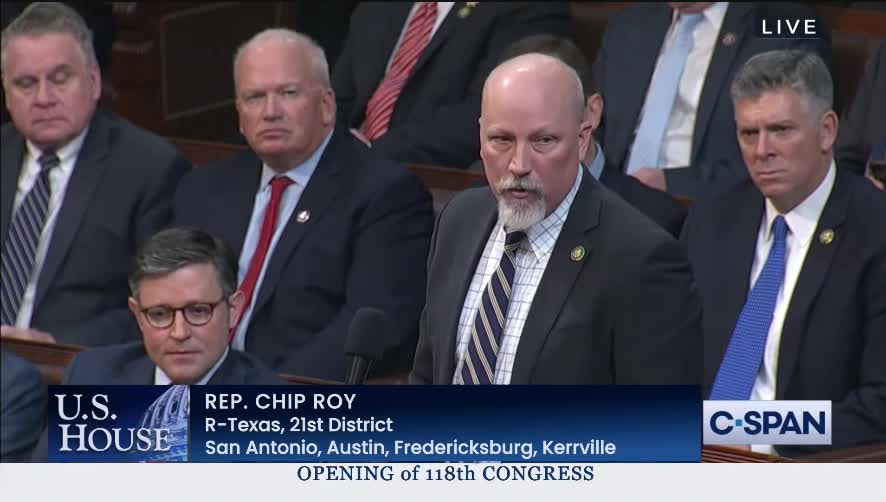 Rep. Chip Roy: "We should be in here having this kind of conversation with this many people in the room about Ukraine…"