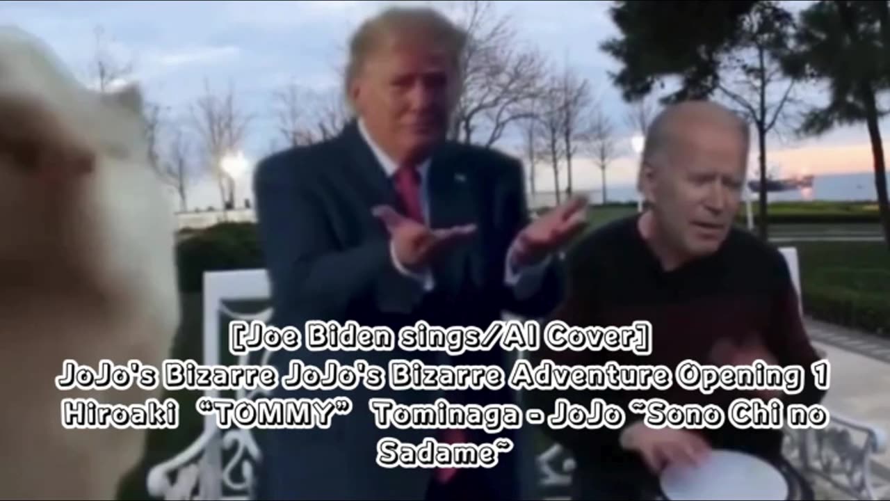 [Joe Biden sings/AI Cover] JoJo's Bizarre Adventure OP1 HiroakiTOMMYTominaga - Sono Chi no Sadame