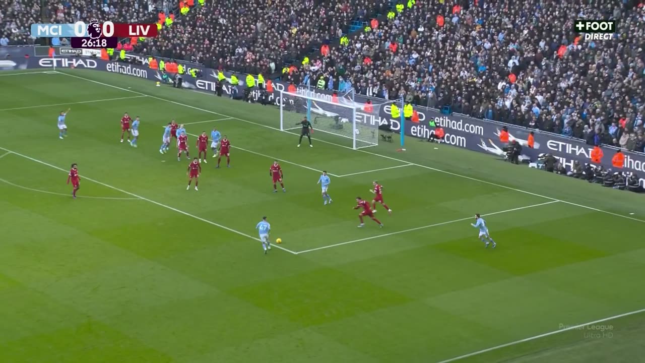 Haaland punished Ederson's mistake (City-Liverpool)