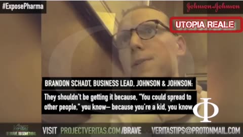 project veritas johnsson & johnsson "testimonianza" dipendente