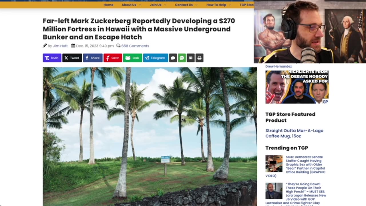 Mark Zuckerberg Builds $275 Million Dollar Bunker On Hawaiian Island