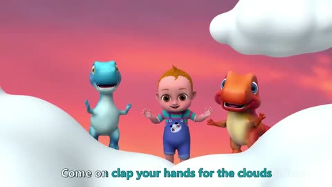 Sky Song Nursery Rhyme with Baby Taku & Jumblikans Dinosaurs