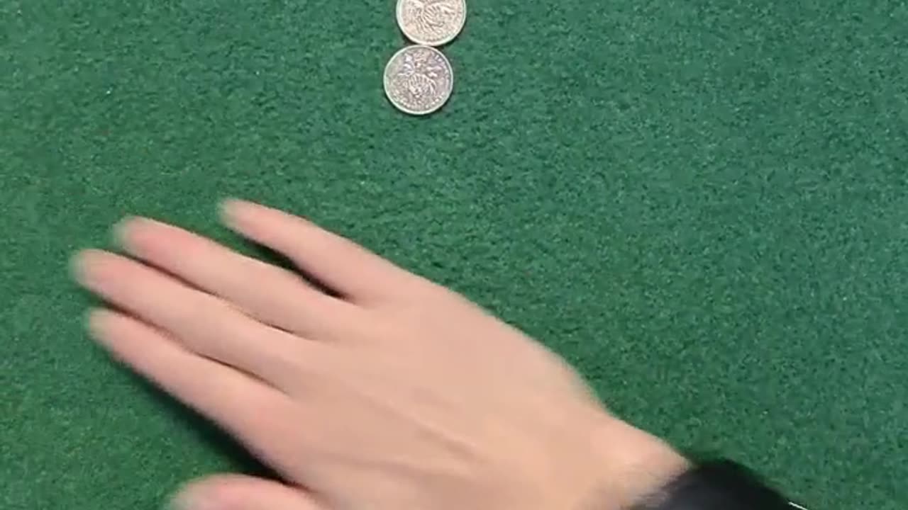 Coin magic trick