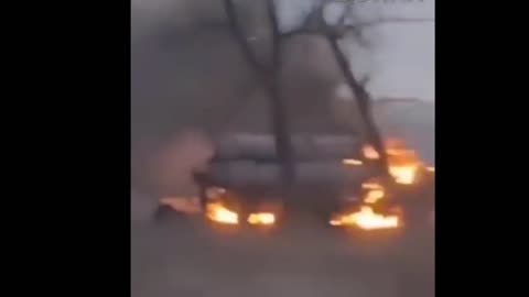 explosion impact from Russian bombardment in Odessa & Kherson airport Ukraine