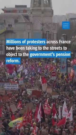 Millions of Protestors Across France Happening now.