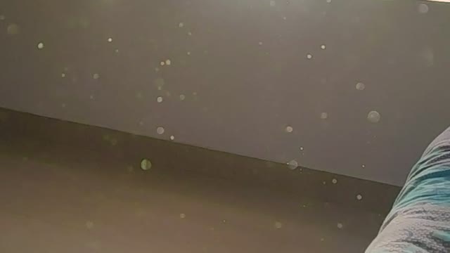 Satisfying Golden Dust particles Slow motion